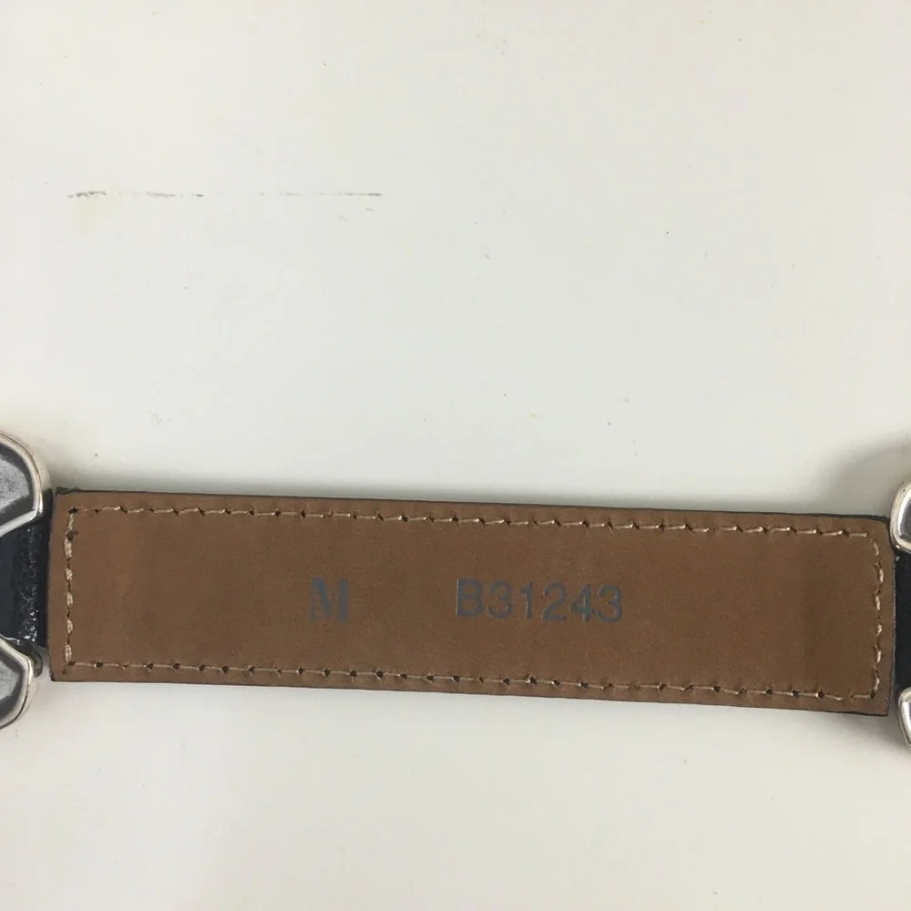 Brighton Hook Clip Black Leather Belt B31243 Med